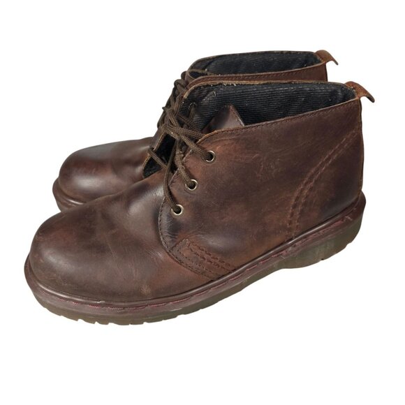 DR. MARTENS Men's Brown Vintage England Lace UpBoots 8260 Size 10 UK 11 US